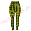 Leggings Cuadros Amarillo