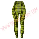 Leggings Cuadros Amarillo