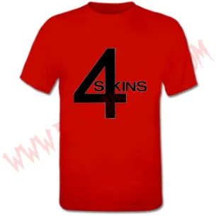 Camiseta MC The 4 Skins (Roja)