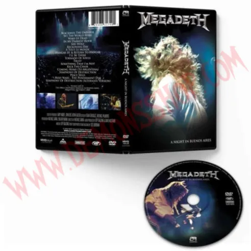 DVD Megadeth - A Night In Buenos Aires