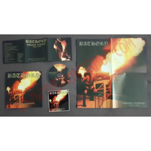 CD Bathory ‎– Burnin' Leather 1983-1995