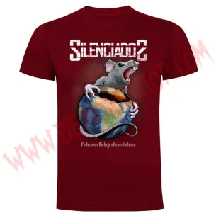Camiseta MC Silenciados (Burdeos)