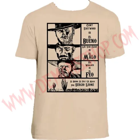 Camiseta MC El bueno el feo y el malo