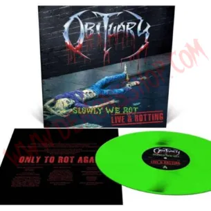 Vinilo LP Obituary - Slowly We Rot - Live And Rotting