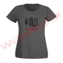 Camiseta Chica MC Killus (Gris)