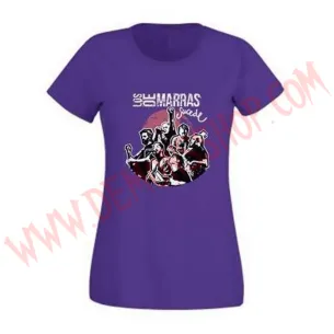 Camiseta Chica MC Los de Marras (Morada)