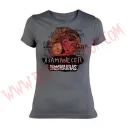 Camiseta Chica MC Los de Marras (Gris)