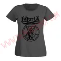 Camiseta Chica MC Lujuria (Gris)