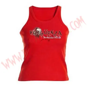 Camiseta Chica Tirantes Reincidentes (Roja)