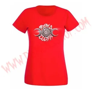 Camiseta Chica MC Runa Llena (Roja)
