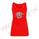 Camiseta Chica Tirantes Runa Llena (Roja)