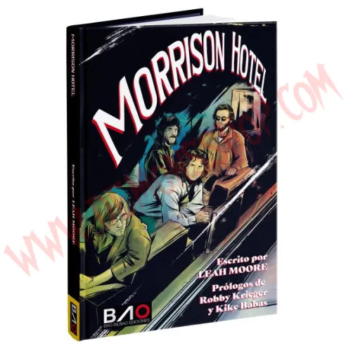 Libro Morrison Hotel - novela gráfica oficial The Doors en castellano