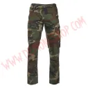 Pantalon US BDU FELDHOSE Slim Fit woodland