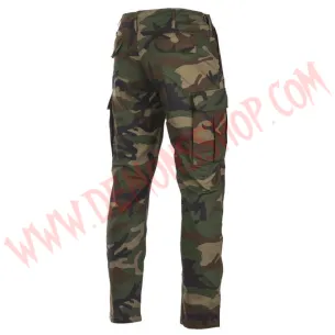 Pantalon US BDU FELDHOSE Slim Fit woodland 2