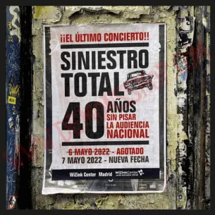 Vinilo LP Siniestro Total - 40 Años Sin Pisar La Audiencia - Vinilo Punk - Siniestro Total