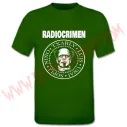 Camiseta MC Radiocrimen (Verde) - Camisetas Punk - Radiocrimen