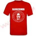 Camiseta MC Radiocrimen (Roja) - Camisetas Punk - Radiocrimen