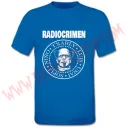 Camiseta MC Radiocrimen (Azul) - Camisetas Punk - Radiocrimen