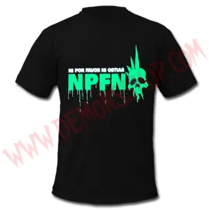 Camiseta MC Ni Por favor Ni Ostias (NPFNO) - Camisetas Punk - Ni Por Favor NI Ostias