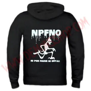 Sudadera Cremallera Ni Por favor Ni Ostias (NPFNO) - Sudaderas Punk - Ni Por Favor NI Ostias 2