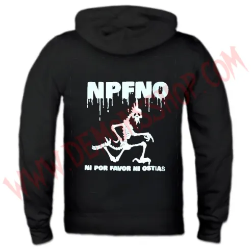 Sudadera Cremallera Ni Por favor Ni Ostias (NPFNO) - Sudaderas Punk - Ni Por Favor NI Ostias