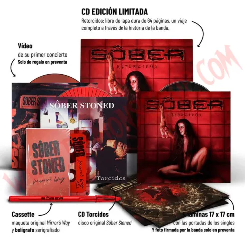 CD Sober - Retorcidos - CD Rock - Sôber