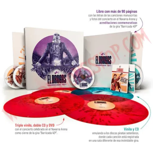 CD El Drogas - Barricada - 40º - CD Rock - El Drogas