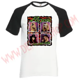 Camiseta Raglan MC Poison - Camisetas Heavy - Poison