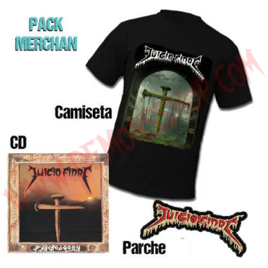 Pack Merchan + CD Juicio Final - Psychoagony - Camisetas Heavy - Juicio Final