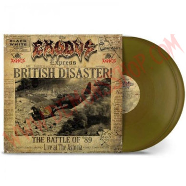 Vinilo LP Exodus - British Disaster:The Bat.Of 89 - Vinilo Heavy - Exodus