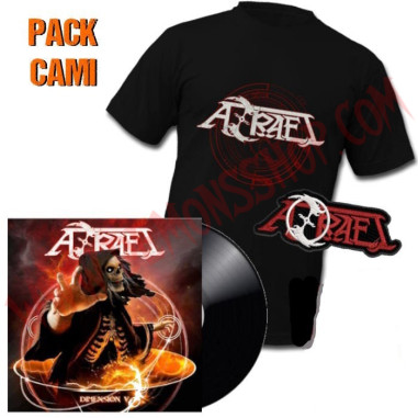 pack Cami Vinilo LP Azrael - Dimensión V - Demons Records - Azrael