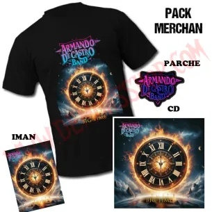 Pack Merchan + CD Armando de Castro Band - Big Time - Demons Records - Armando de Castro Band