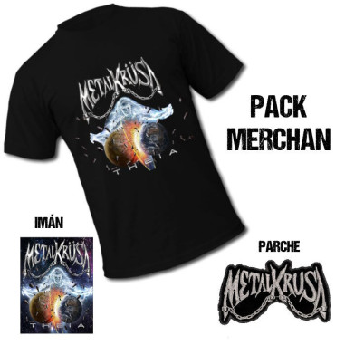 Pack merchan + CD Metalkrusa - Theia - CD Heavy - Metalkrüsa