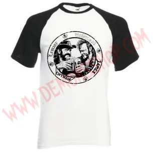 Camiseta MC Motorhead - metallica LEMMY & JAMES (Raglan)
