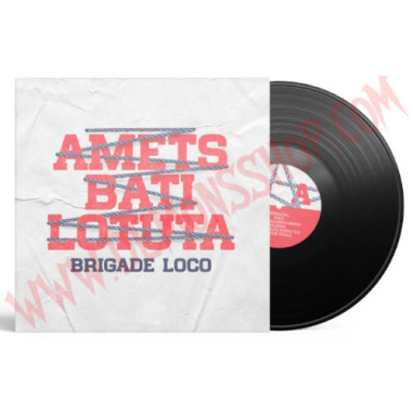 Vinilo LP Brigade Loco - Amets Bati Lotuta - Vinilo Punk - Brigade Loco