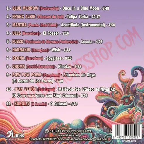 CD PROGRESSIVE ROCK SIDE OF FIVE MOONS – VOL. 4