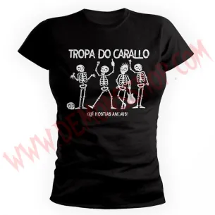 Camiseta Chica MC Tropa do Carallo
