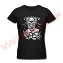 Camiseta Chica MC Calaveras Demons Records