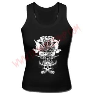 Camiseta Chica Tirantes Alas Demons Records