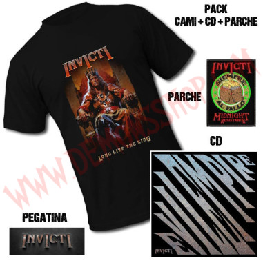 Pack Cami + Parche + CD Invicti - Evil empire