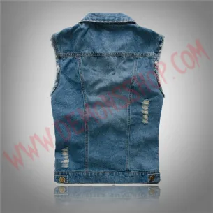 Chaleco Vaquero Azul 2