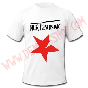 Camiseta MC Hertzainak (Blanca)