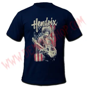 Camiseta MC Jimi Hendrix (Azul)
