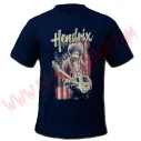 Camiseta MC Jimi Hendrix (Azul)