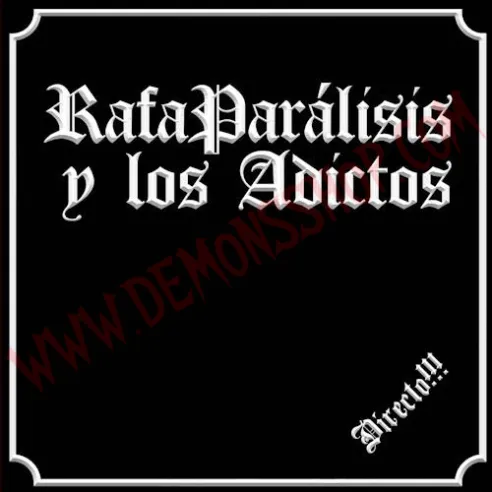 Vinilo LP RafaParalisis y los adictos - Directo!!!