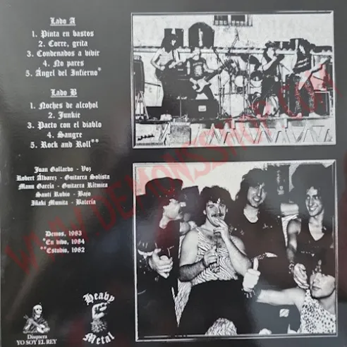 Vinilo LP Angeles del Infierno - Principios Diabóliccos (Demos´83)