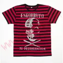 Camiseta MC Eskorbuto (Rayas Rojas)