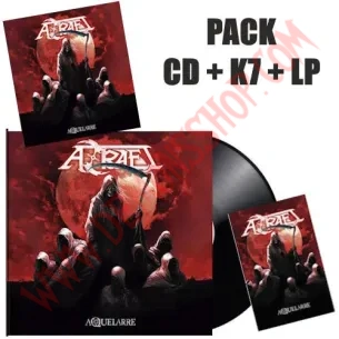 Pack CD + K7 + Vinilo LP Azrael - Aquelarre