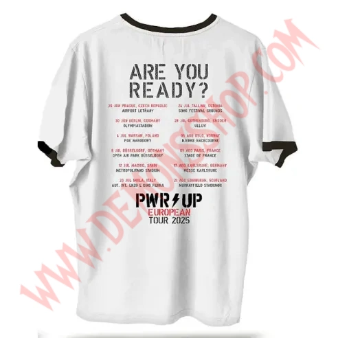 Camiseta MC ACDC (Blanca)