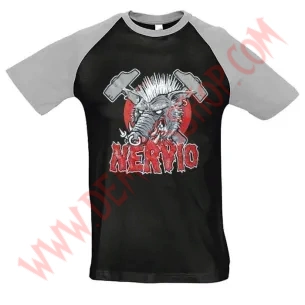 Camiseta Raglan MC Nervio (Gris)